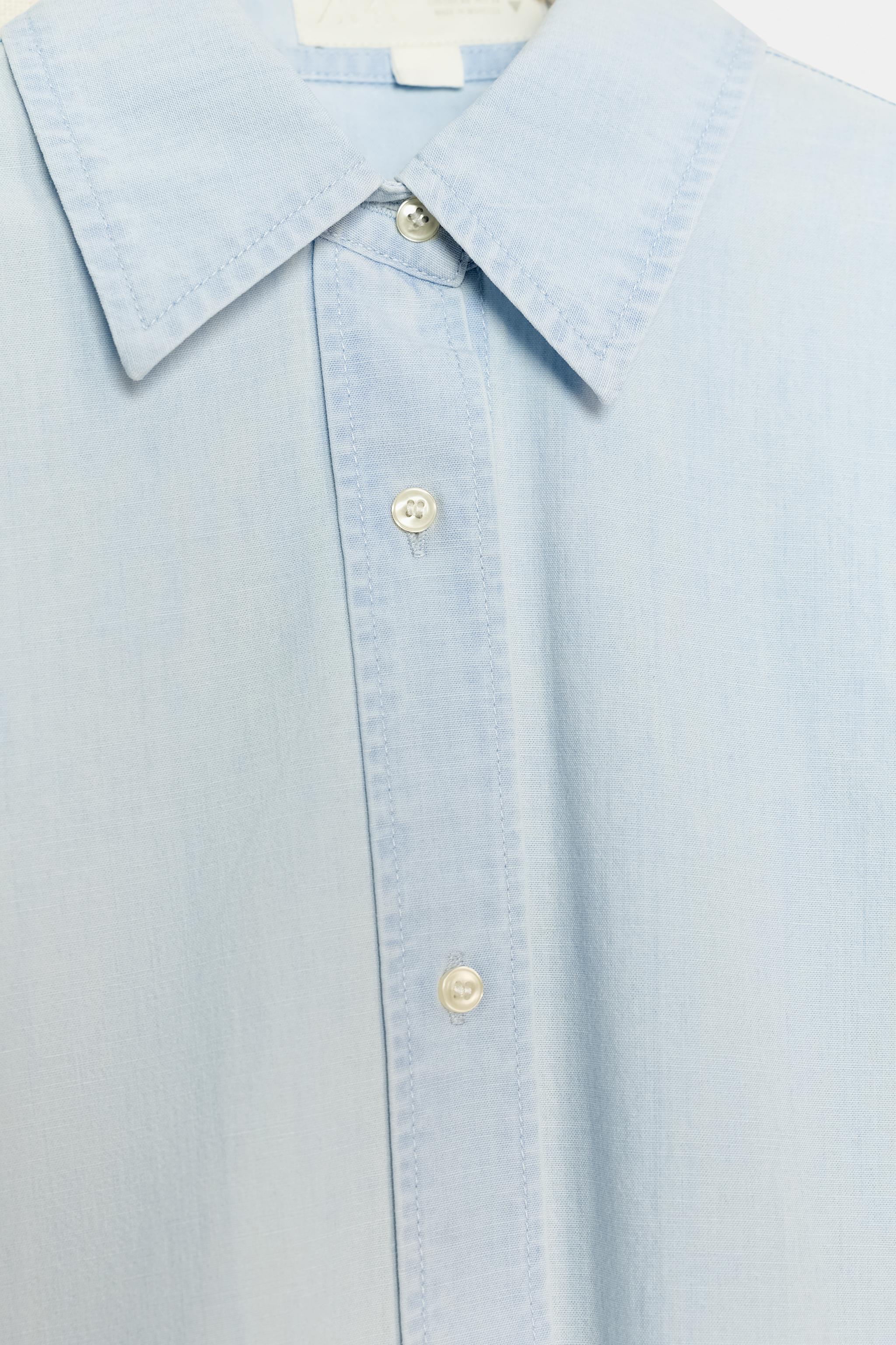CHEMISE EN DENIM TRF REGULAR